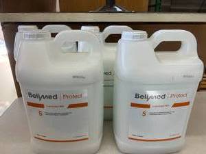 lot 35 image: $$$$ Lot of 4 2.5 Gallon Size NEW BeliMed Protect Lubricant WD for Automated Washer Disinfectors - Expiration 1225