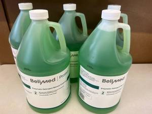 lot 37 image: $$$ Lot of 5 Gallon Size NEW BeliMed Protect Enzymatic Detergent Manual Cleaning Low Foam Concentrate - Expiration 226