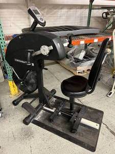 lot 47 image: WOW MSRP $6000 Schwinn WindJammer Exercise Physical Therapy UBE Upper Body Ergometer With Slide Out Seat For Wheelchair Users - In Great Working Condition