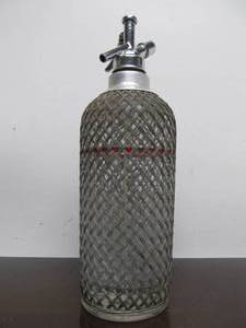 lot 33 image: Large Original Antique 1920s Backbar Seltzer Bottle