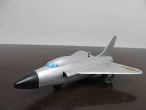 lot 214 image: Working Vintage SCHUCO Windup Metal Toy Airplane wOriginal Key