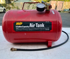 lot 248 image: Like-New MVP 5-Gallon Capacity Air Tank