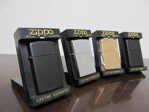 lot 57 image: Lot of 4 Brand New Unused ZIPPO Lighters