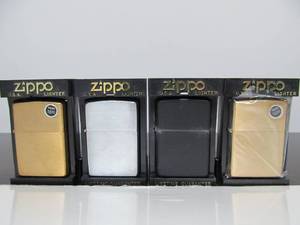 lot 59 image: Lot of 4 Brand New Unused ZIPPO Lighters