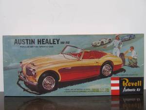 lot 75 image: Vintage Revell AUSTIN HEALY 100-Six Model Kit