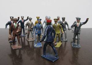 lot 79 image: Lot of Old Vintage Metal Toy Figures