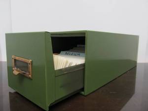 lot 93 image: Excellent Clean Estate Lot of Vintage Stamps in Metal Cabinet