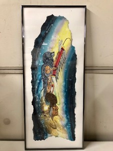 lot 188 image: Wonderful Original Native American Ancestral Painting by Robert Kakaygeesick