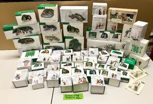 lot 202 image: LARGE Lot of Mint in Box Dickens Christmas Village Accessories #1