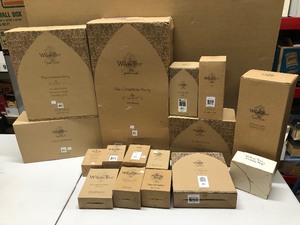 lot 207 image: Great Collection of Mint in Box WILLOW TREE Christmas Display Items