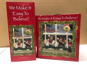 lot 208 image: 2 Mint in Box THE ELVES THEMSELVES Christmas Display Sets