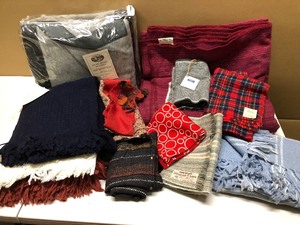 lot 168 image: Brand New & Excellent Condition and Quality Woolen Items Blankets etc