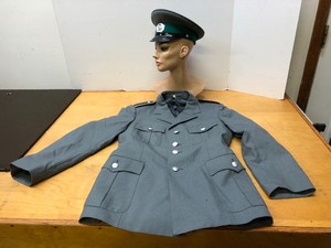 lot 266 image: Original Vintage East German Military or Police Uniform