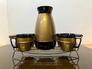 lot 268 image: Great Looking Mid Century Thermo-Serve Coffee Service Set wStand