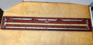 lot 269 image: Large Vintage Wheatstone Bridge Slide Wire by The Central Scientific Company