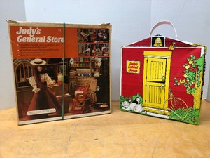 lot 278 image: 2 Vintage JODY Playsets - General Store & School House