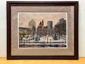 lot 337 image: Beautiful Framed Signed Numbered Print of RICE PARK in Saint Paul by Susan Amidon