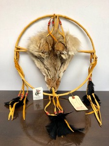 lot 395 image: Native American Handmade Medicine Wheel by Red Feather