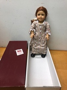 lot 404 image: Early AMERICAN GIRL Doll wOriginal Box - Felicity Merriman