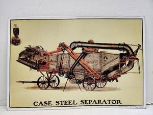 lot 421 image: Retro 90s Meta CASE Farm Implements Steel Separator Sign
