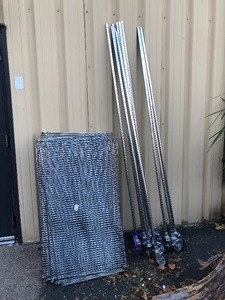lot 333 image: 3 Complete Stainless NSF Rolling Shelving Units