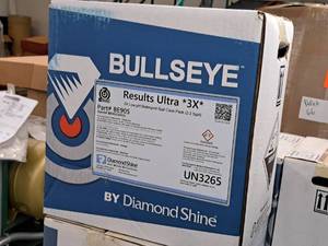 lot 175 image: Lot of (4 Cases) Diamond Shine Bullseye Results Ultra 3X Low pH Detergent 5gal Case Pack 2.5-gallon Plastic Jug 2-count ( 8 total items )