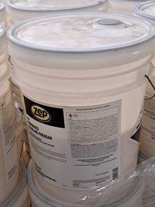 lot 215 image: Lot of (6) Zep Powdered Alkaline Presoak Hi pH Car Wash Detergent 25-lbs Plastic Pail