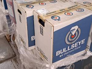 lot 170 image: Diamond Shine Bullseye (1 Case  2-2.5gal) VividPlus Purple, (1 Case  2-2.5gal) VividPlus Orange, (1 Case  2-2.5gal) Sealtech Blue