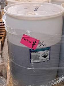 lot 241 image: Lot of (1) Reliable Plus Rapid Brite Loow pH Foaming Detergent 55-gallon Plastic Drum