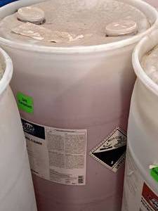 lot 267 image: Lot of (1) Blue Coral 1 Step Wheel Cleaner 30-gallon Plastic Drum