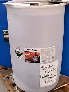 lot 411 image: Lot of (1) Auto Magic Spoke Low Foam Cleaner 66-55 55-gallon Plastic Drum