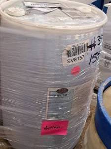 lot 412 image: Lot of (1) C.A.R. Products Hi Gloss Durable Dressing 55-gallon Plastic Drum