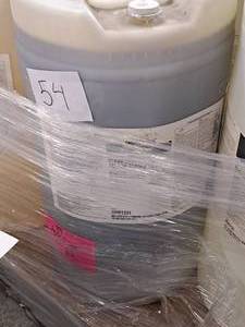 lot 310 image: Armor All Clear Coat Polish Yellow 5-gal Jug, Clear Coat Polish Bubblegum 15-gal Drum