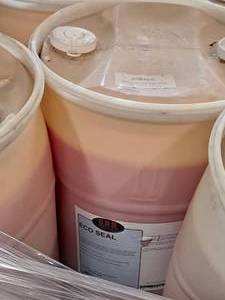 lot 321 image: Lot of (1) DuBois C.A.R. Products 30-gallon Plastic Drum Eco Seal