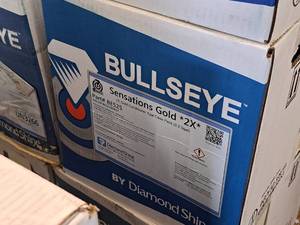 lot 124 image: Lot of (3 Cases) Diamond Shine Bullseye Sensations Gold 2X Gold Conditioner 5gal Case Pack 2.5-gallon Plastic Jug 2-count ( 6 total items )