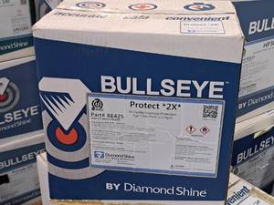 lot 102 image: Lot of (5 Cases) Diamond Shine Bullseye Protect 2X Vanilla Clearcoat Protectant 5gal Case Pack 2.5-gallon Plastic Jug 2-count ( 10 total items )