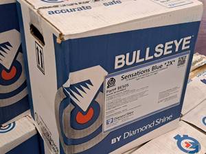 lot 98 image: Lot of (6 Cases) Diamond Shine Bullseye Sensations Blue 2X Blueberry Scented Blue Clearcoat Conditioner 5gal Case Pack 2.5-gallon Plastic Jug 2-count ( 12 total items )