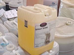 lot 384 image: Lot of (1) DuBois C.A.R. Products Spray Shine 5-gallon Plastic Jug