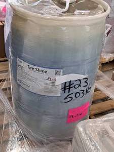 lot 142 image: Lot of (1) Diamond Shine Bullseye Tire Shine VOC Compliant Tire Dressing 30-gallon Plastic Drum