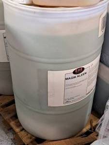 lot 386 image: Lot of (1) DuBois C.A.R. Products Magik Kleen Foaming Detergent 30-gallon Plastic Drum