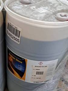 lot 254 image: Lot of (1) DuBois Blendco Systems Molten Shine Purple 30-gallon Plastic Drum