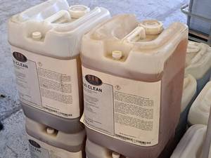 lot 422 image: Lot of (4) C.A.R. Products Maxi Clean Biodegradable Automotive and Industrial DegreaserCleaner 5-gallon Plastic Jug