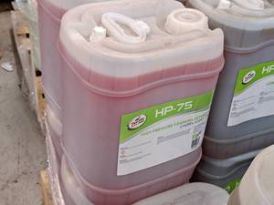 lot 426 image: Lot of (5) Turtle Wax Pro High Pressure Foaming Detergent Cherry Scent HP-75 5-gallon Plastic Jug