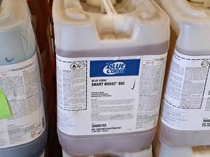 lot 481 image: Lot of (2) Blue Coral Smart Boost 800 Detergent Boost 30009155 5-gallon Plastic Jug