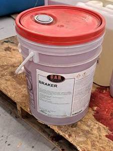 lot 474 image: Lot of (1) C.A.R. Products Braker Wheel Cleaner 5-gallon Plastic Pail