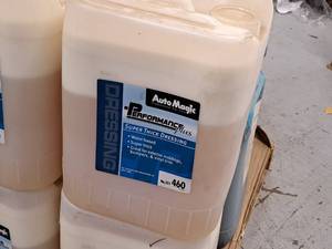 lot 502 image: Lot of (5) Auto Magic Performance Plus Super Thick Dressing 501460 5-gallon Plastic Jug