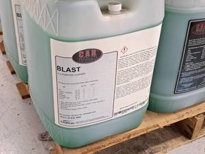 lot 517 image: Lot of (3) DuBois C.A.R. Products Blast All-Purpose Cleaner 5-gallon Plastic Jug