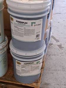 lot 565 image: Lot of (2) Zep Powerplex Heavy Duty Detergent 213769 5-gallon Plastic Pail