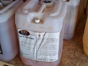 lot 831 image: Lot of (1) C.A.R. Products Shop Safe Dressing 5-gallon Plastic Jug