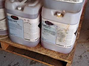 lot 852 image: Lot of (2) C.A.R. Products Bust Off Wheel Cleaner 5-gallon Plastic Jug